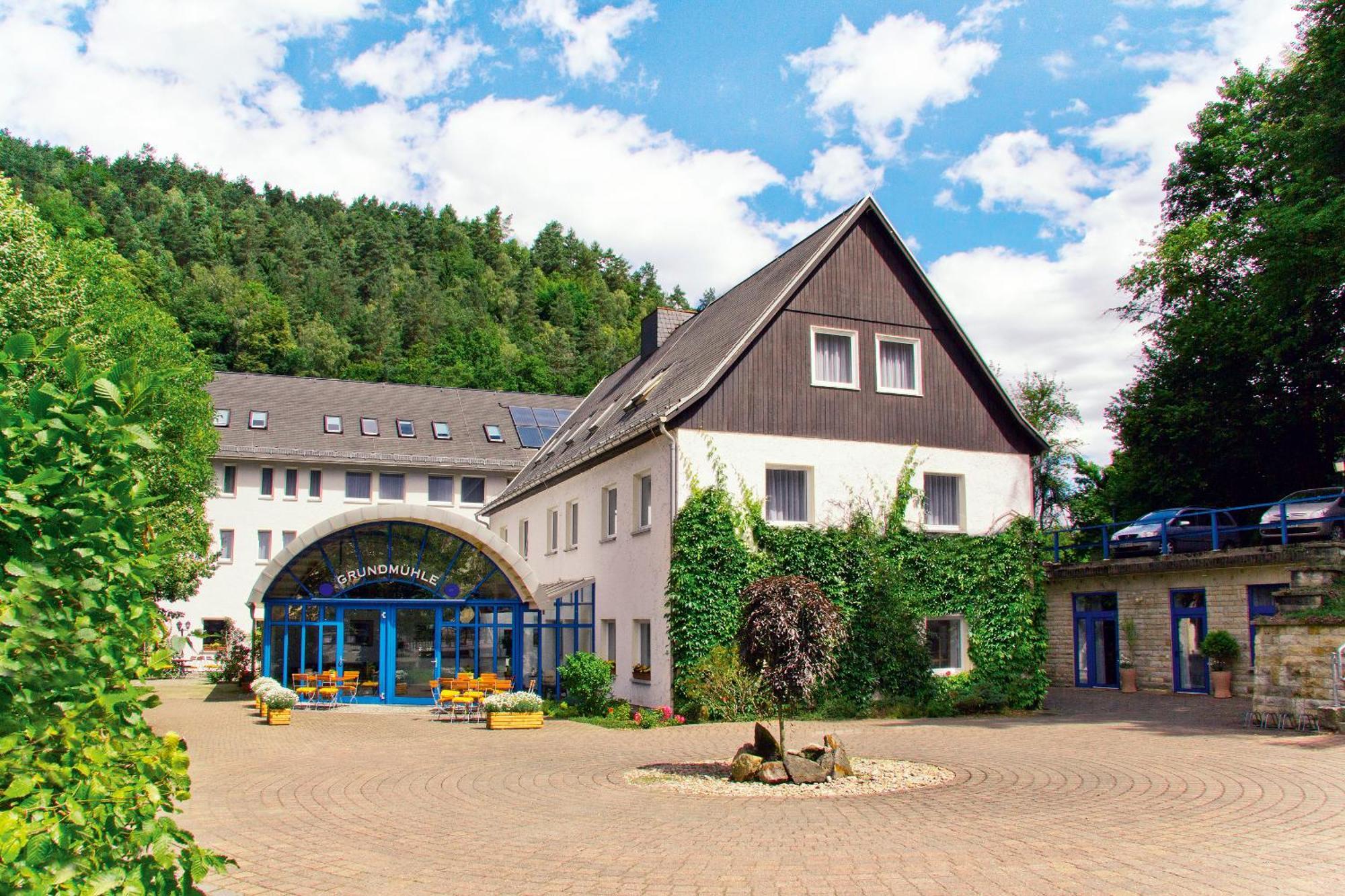 באד שאנדאו Hotel Garni Grundmuehle מראה חיצוני תמונה